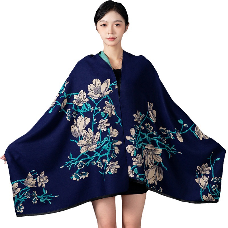 Women Winter Shawl Cashmere Sc - Home Textiles Blanket review and price