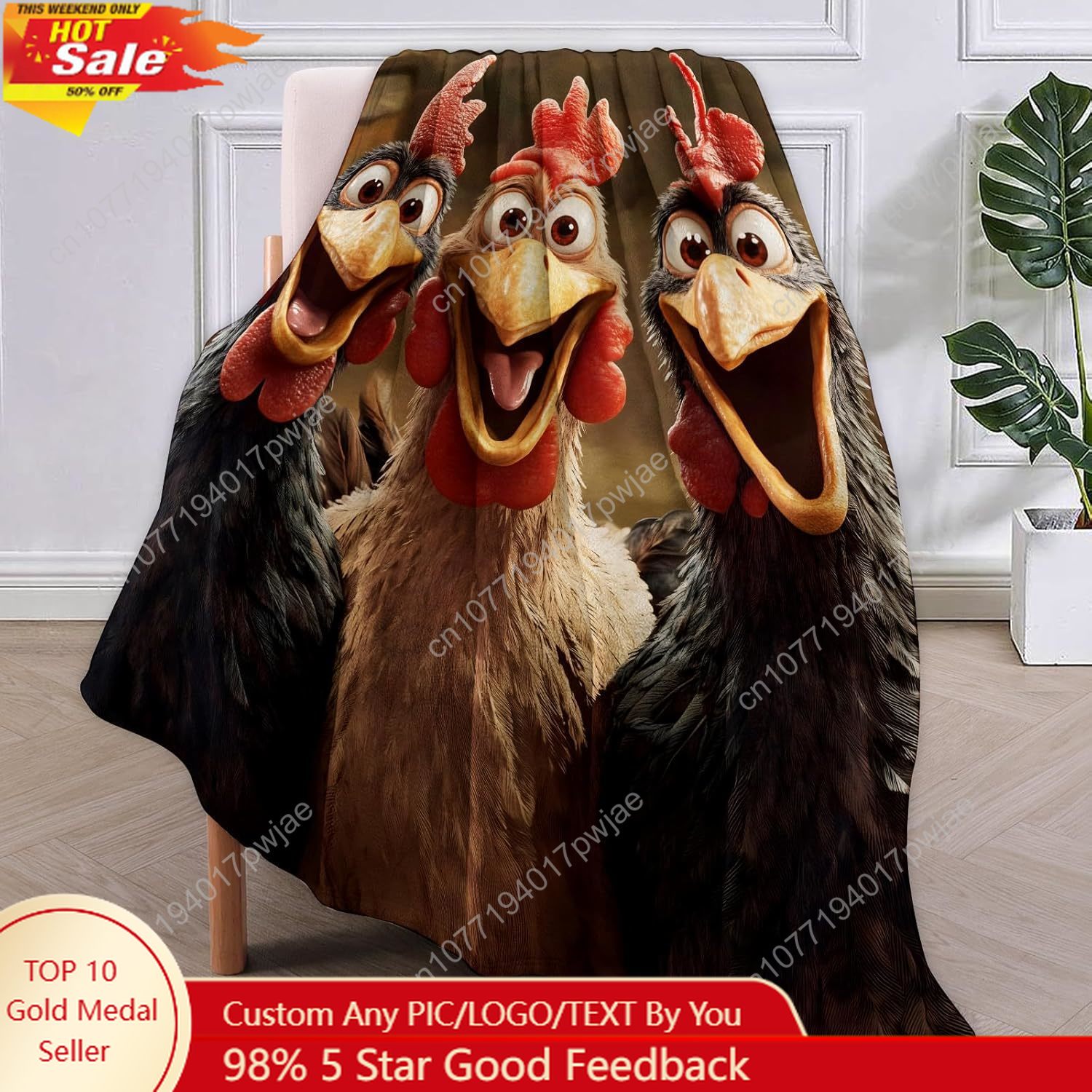 Chickens Blanket Gifts for Wom - Home Textiles Blanket review and price