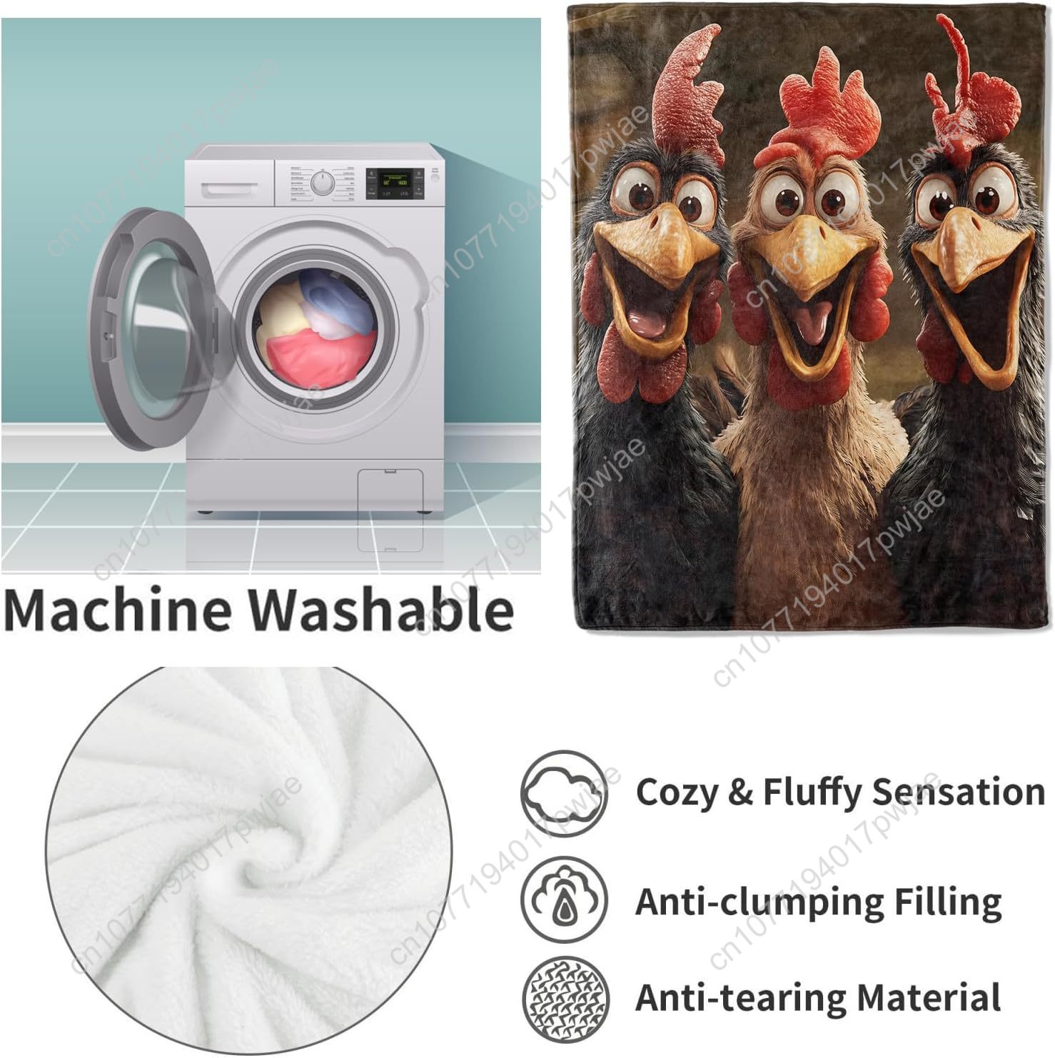 Chickens Blanket Gifts for Wom - Home Textiles Blanket review and price