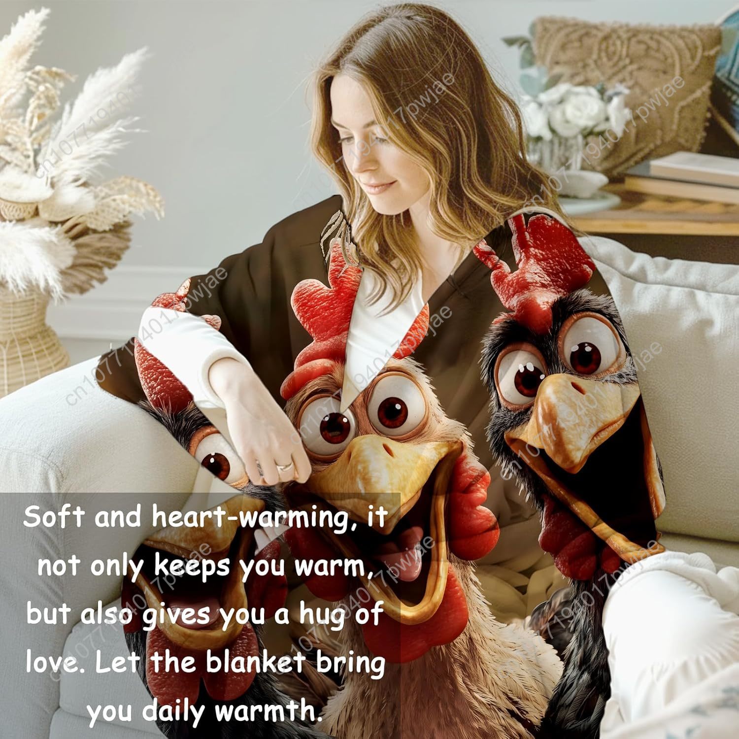 Chickens Blanket Gifts for Wom - Home Textiles Blanket review and price