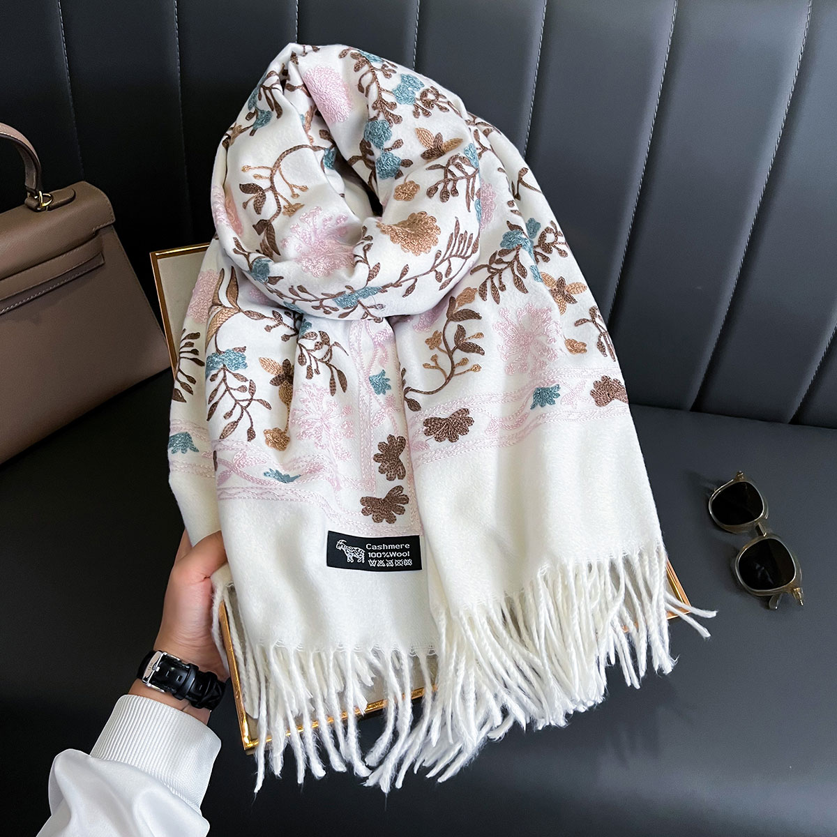 New Winter Warm Cashmere Scarf - Home Textiles Blanket review and price