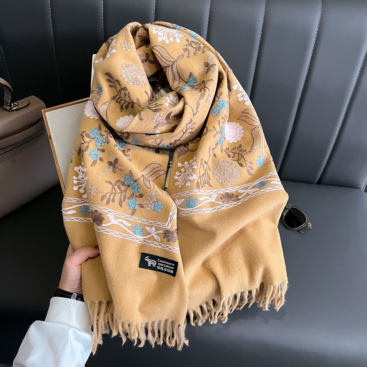 New Winter Warm Cashmere Scarf - Home Textiles Blanket review and price