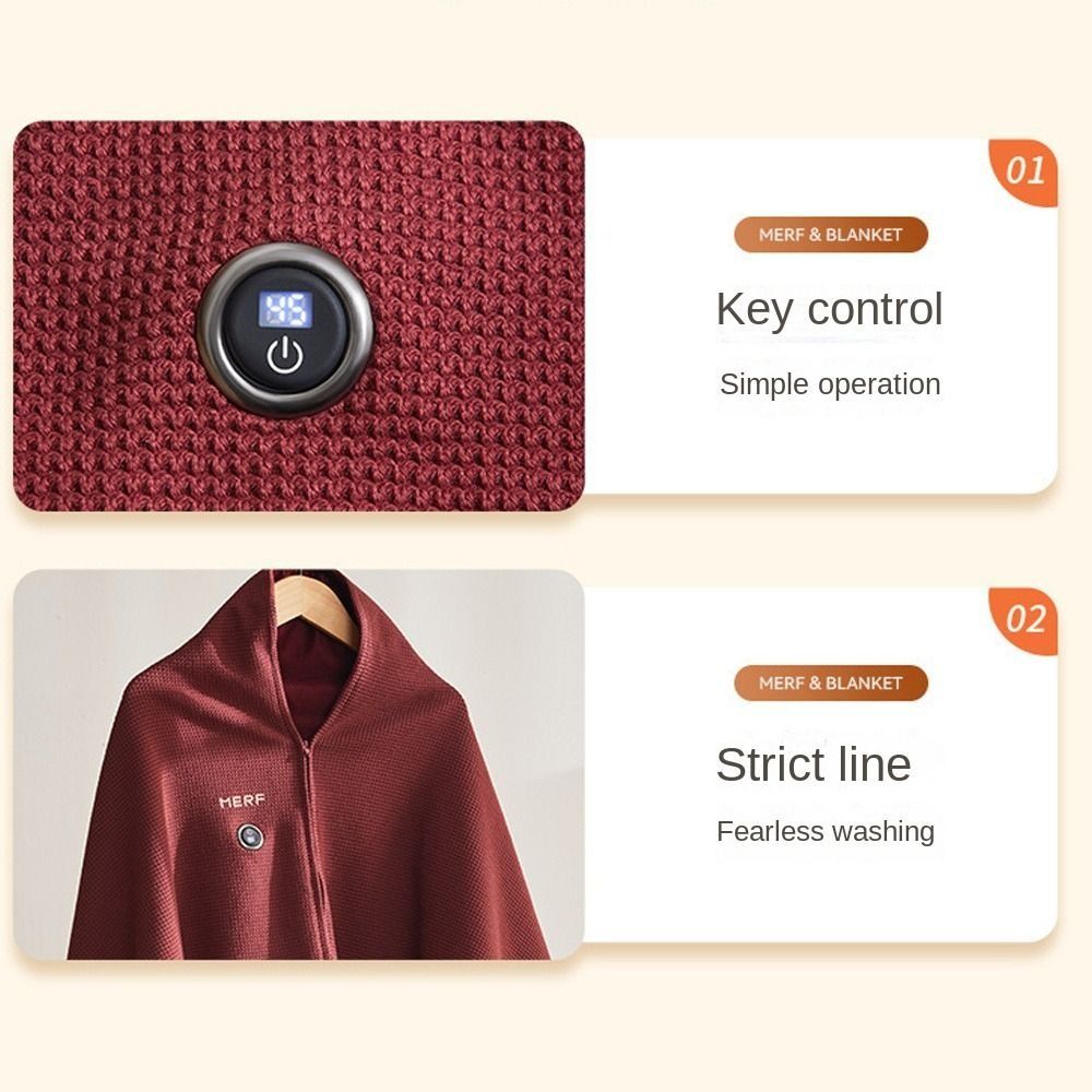 Fashion Wearable USB Electric  - Home Textiles Blanket review and price