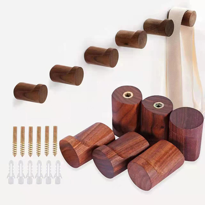 Beech Wood Black Walnut Hook M - Home Textiles Towel review and price