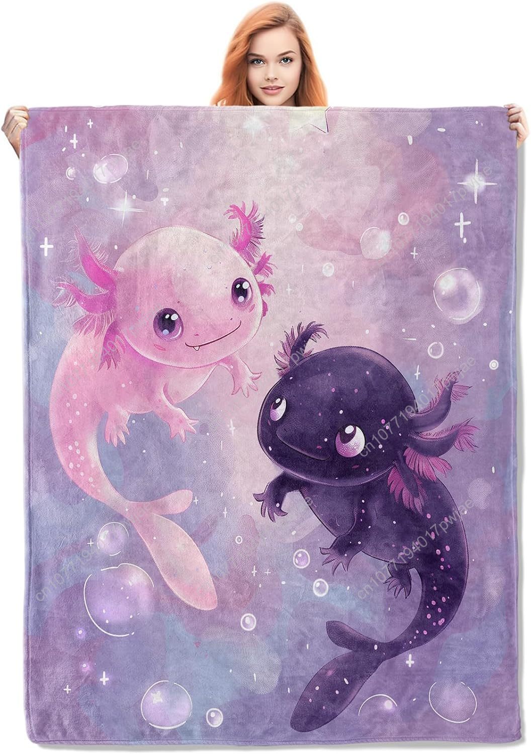 Axolotl Blanket Cute Axolotls  - Home Textiles Blanket review and price