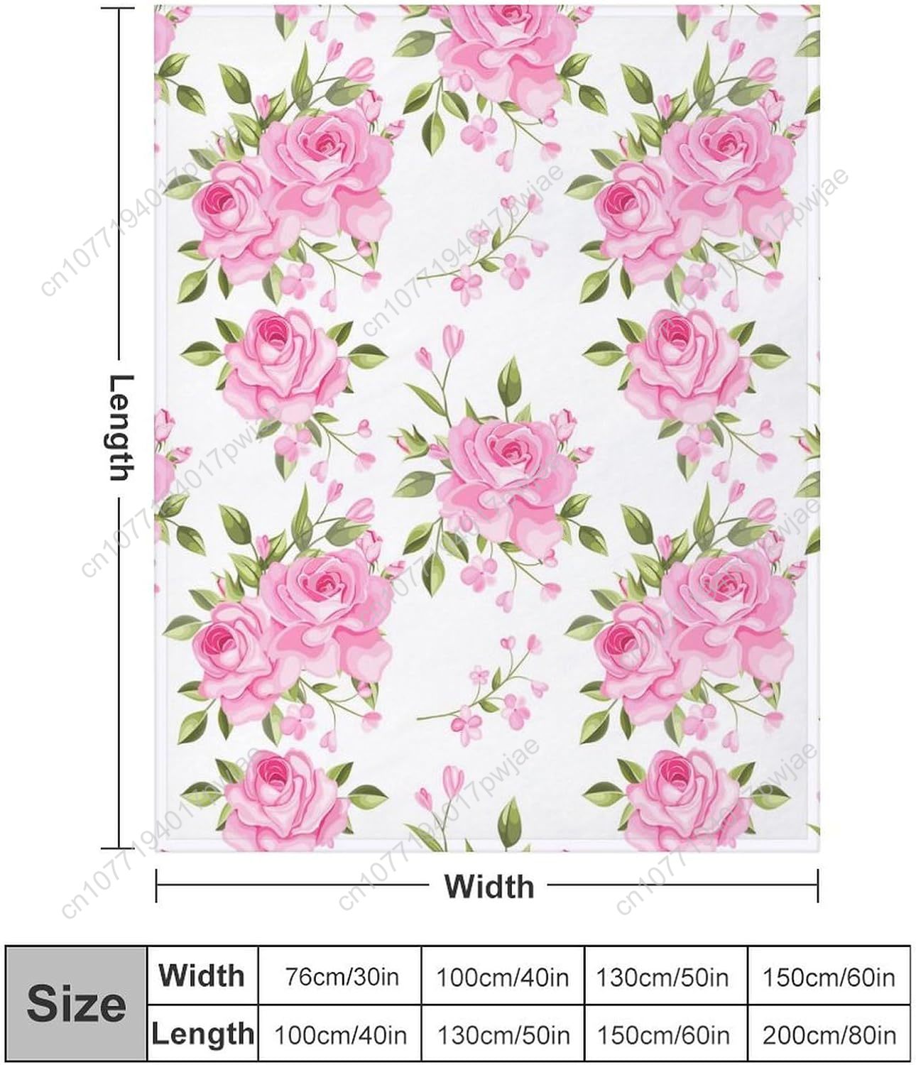 Pink Flower Throw Blanket Flor - Home Textiles Blanket review and price