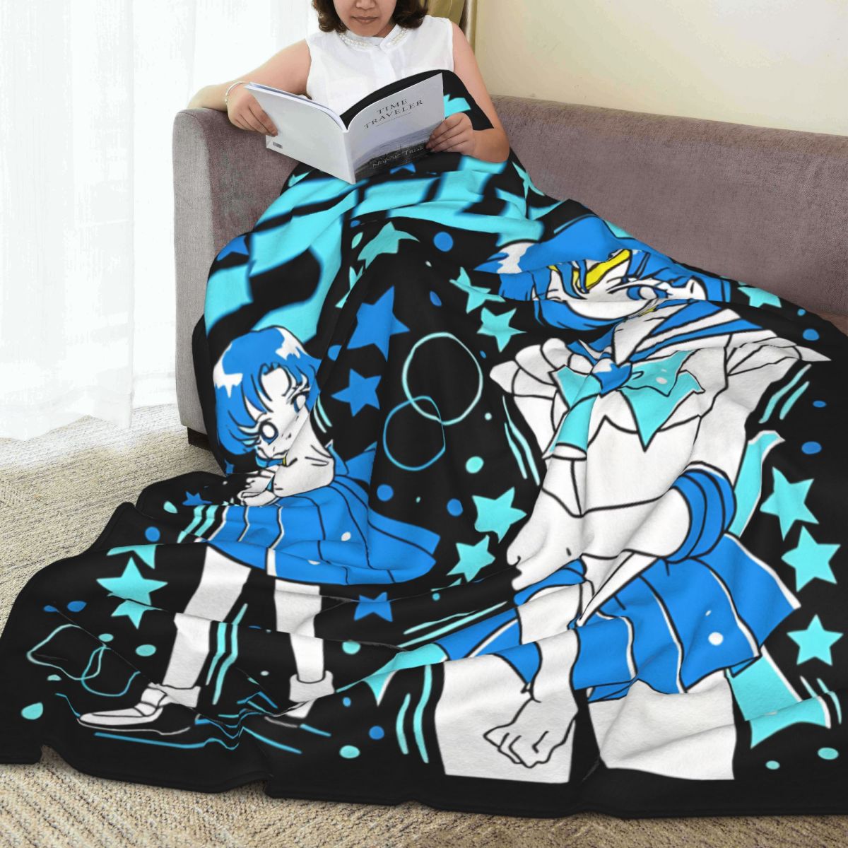 Sailors Moons Ami Mizuno Fleec - Home Textiles Blanket review and price