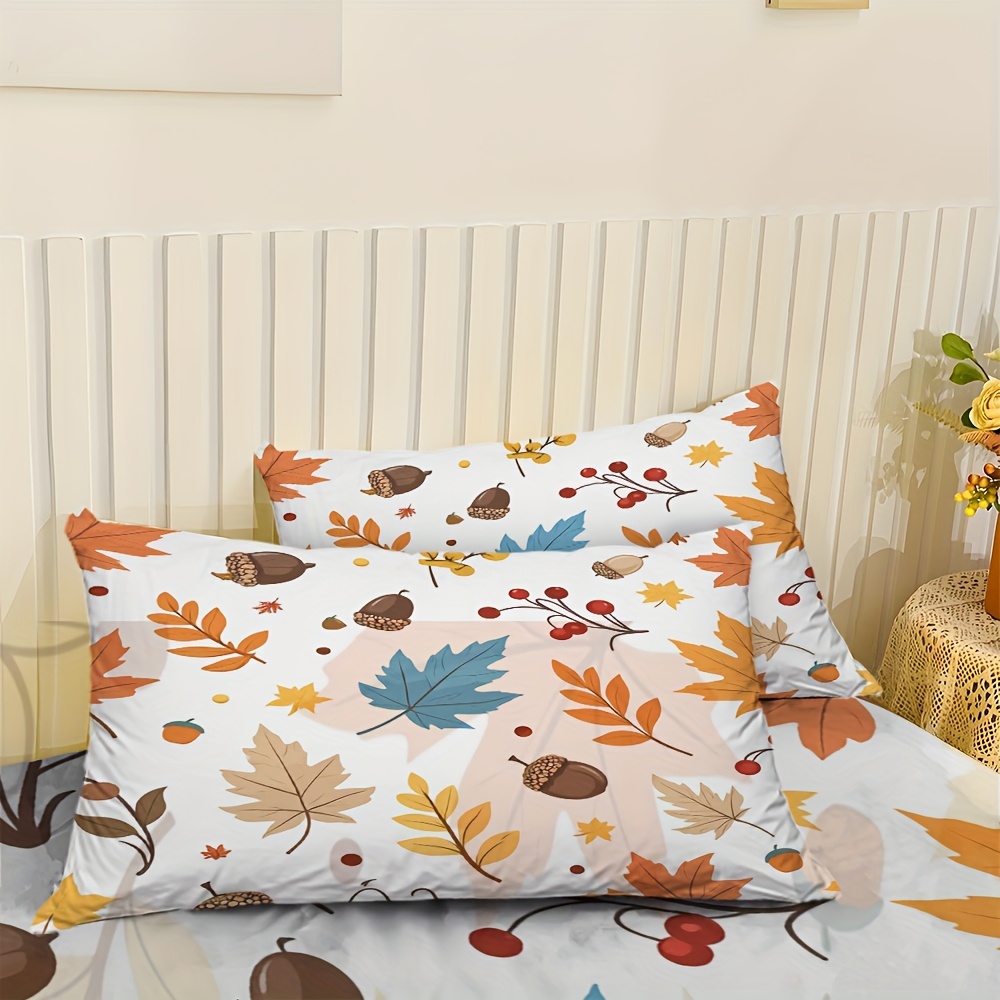 Autumn Leaves and Chestnut Bed - Fitted Sheet Deep review and price