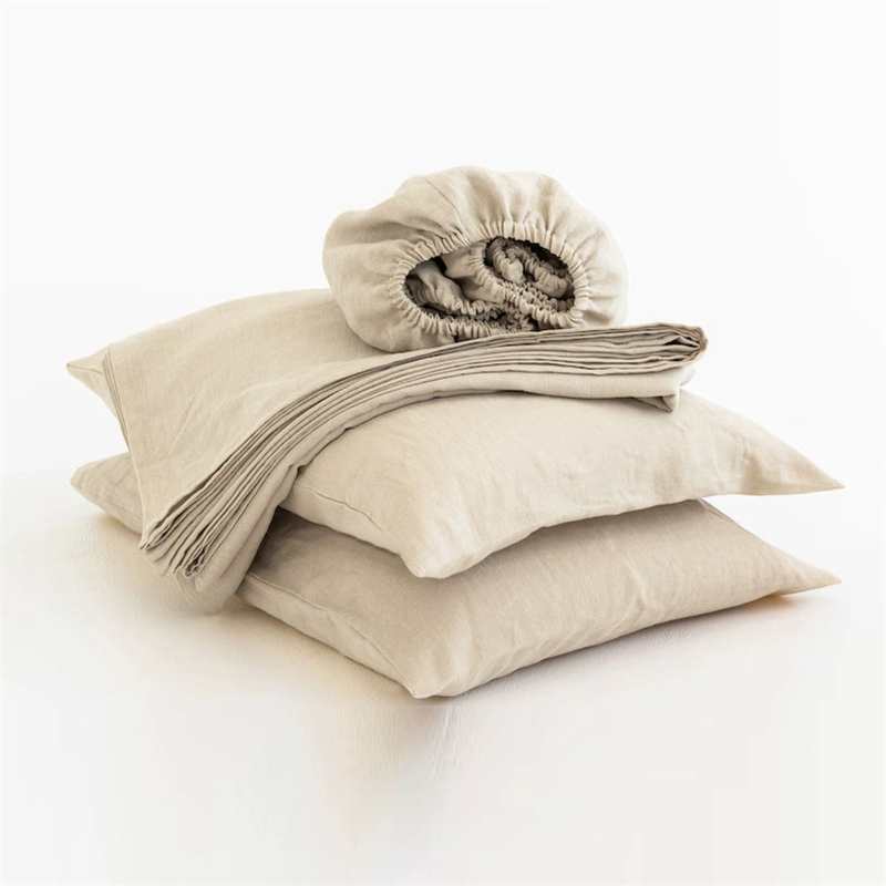 100% Linen Soft Bed Sheets, Qu - Fitted Sheet Deep review and price