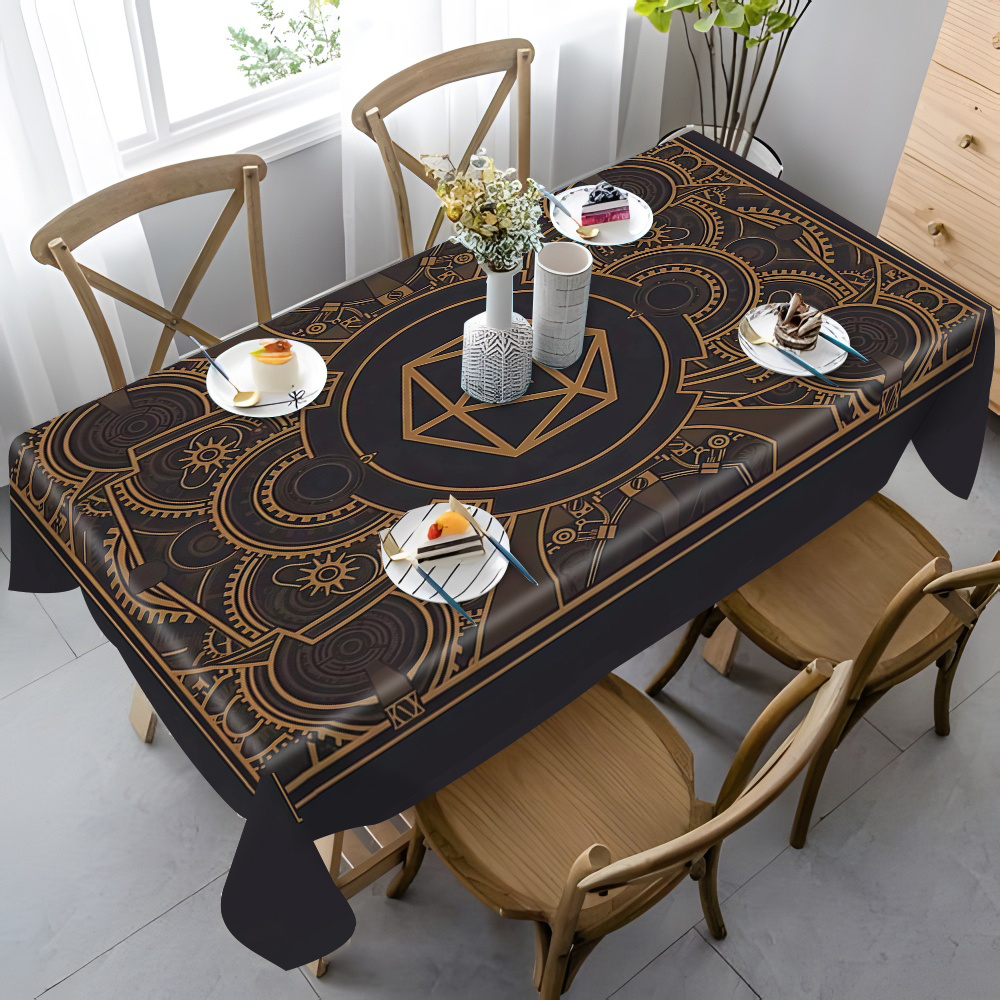 Steampunk Black Golden Gear Pa - Home Textiles And Decor review and price