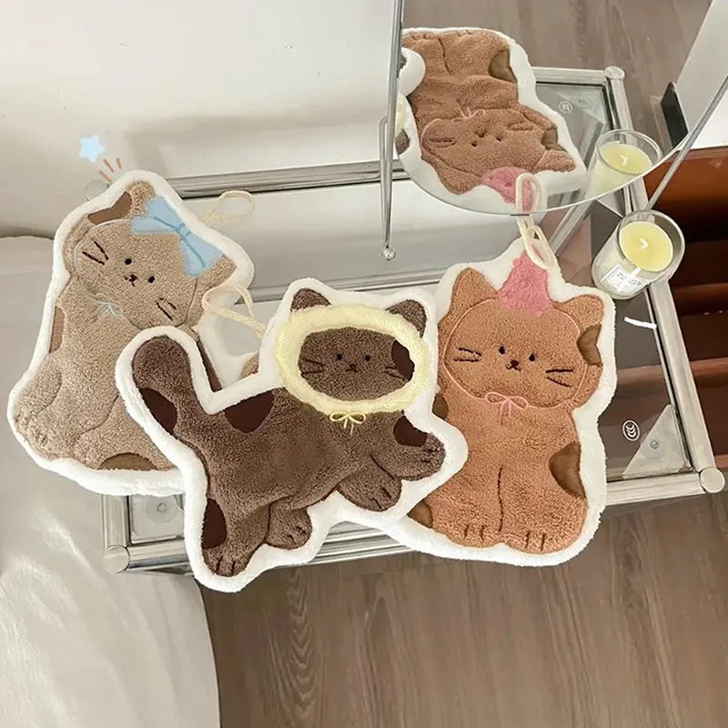 Creativity Cute Cat Shaped Han - Home Textiles Towel review and price