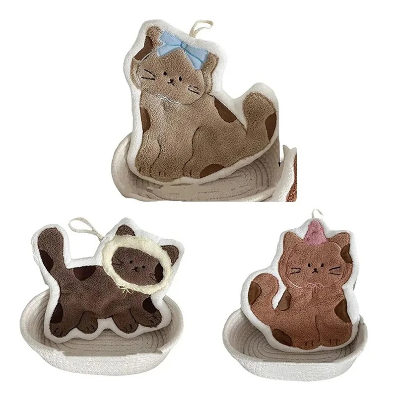Creativity Cute Cat Shaped Han - Home Textiles Towel review and price