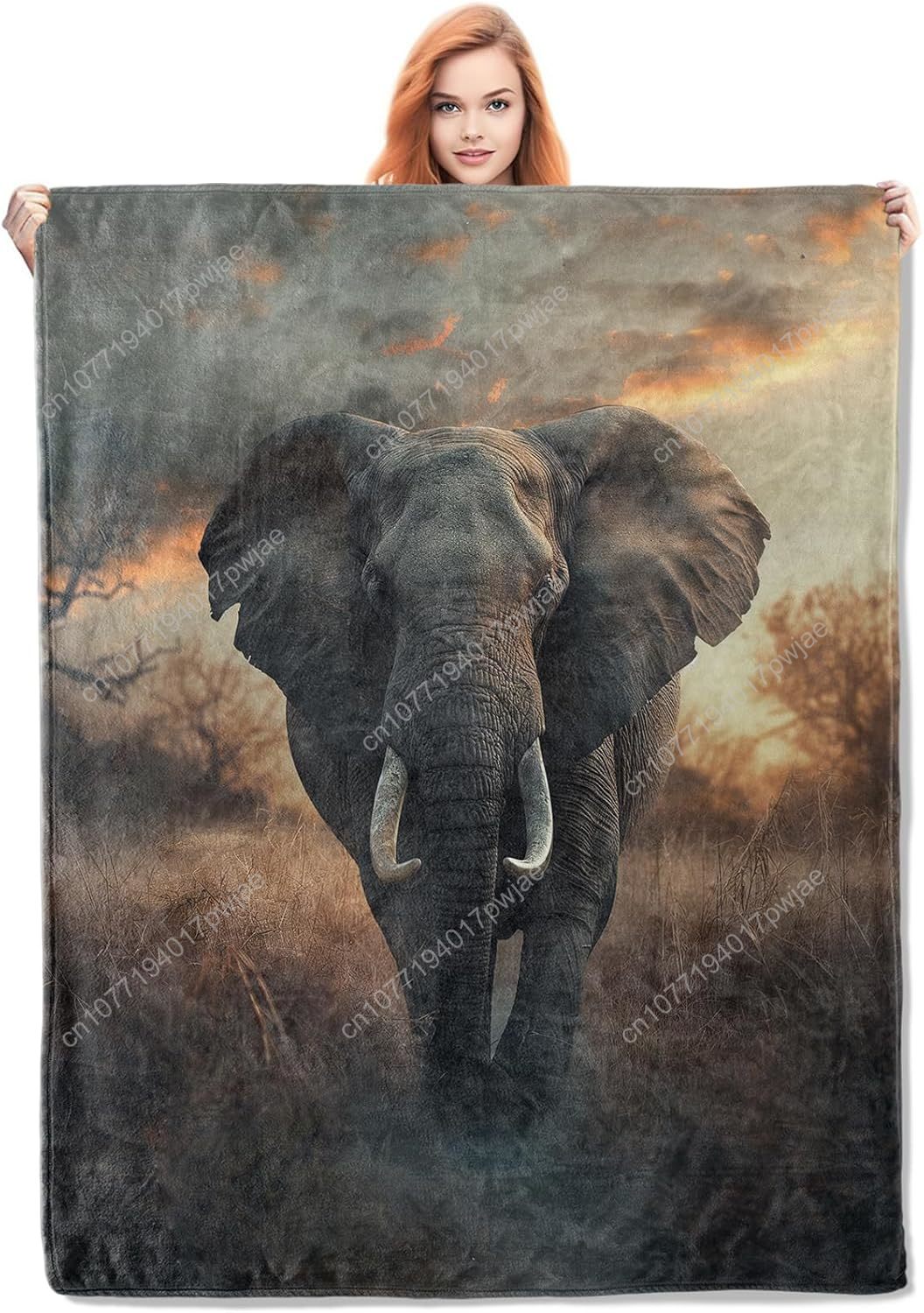 Elephant Fleece Blanket, Reali - Home Textiles Blanket review and price