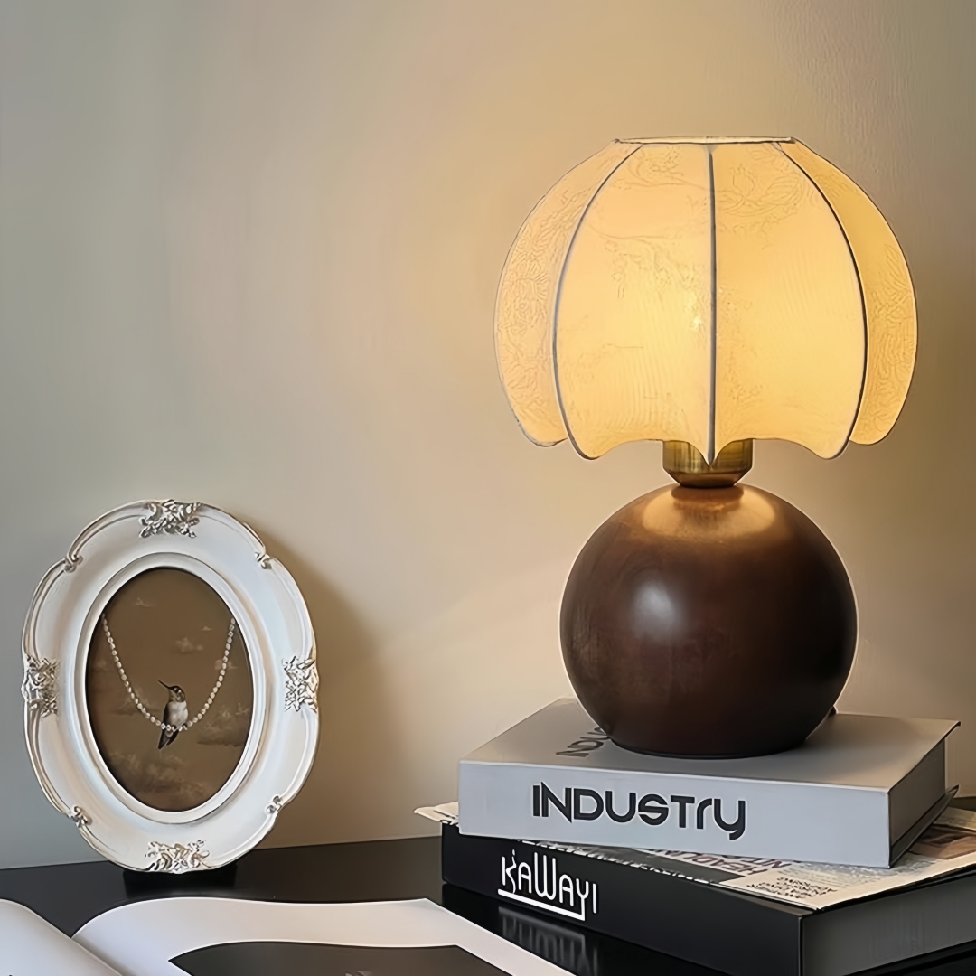 Vintage floral table lamp, med - Home Textiles And Decor review and price