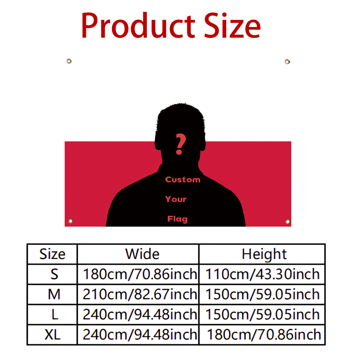 1Pc Custom Photo Polyster Flag - Home Textiles And Decor review and price