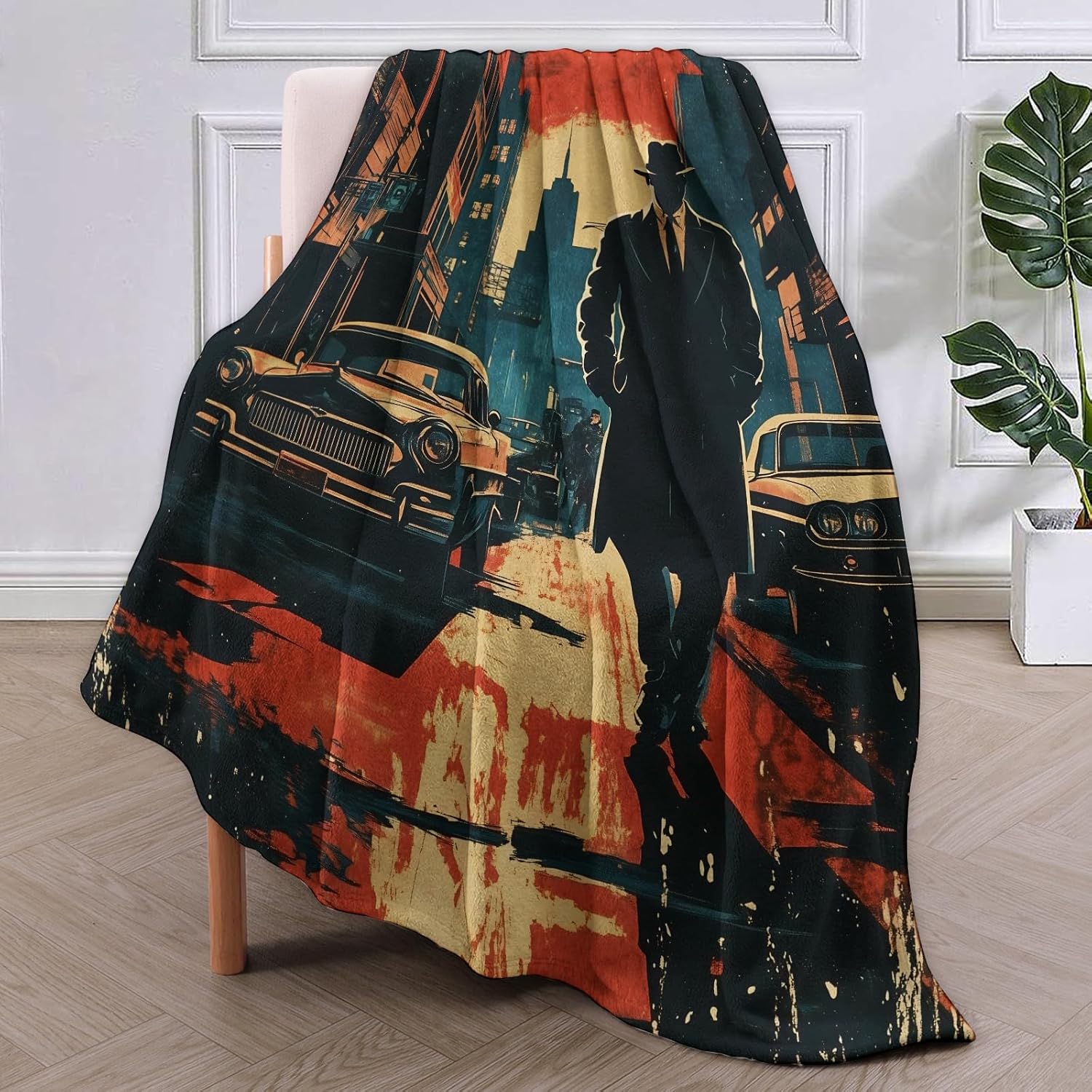 Noir Detective Blanket Gifts f - Home Textiles Blanket review and price