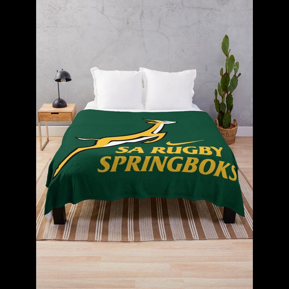 Springbok Rugby Throw Blanket  - Home Textiles Designer review and price