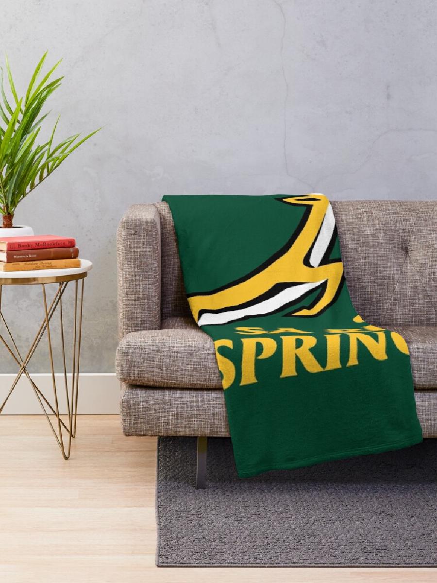 Springbok Rugby Throw Blanket  - Home Textiles Designer review and price